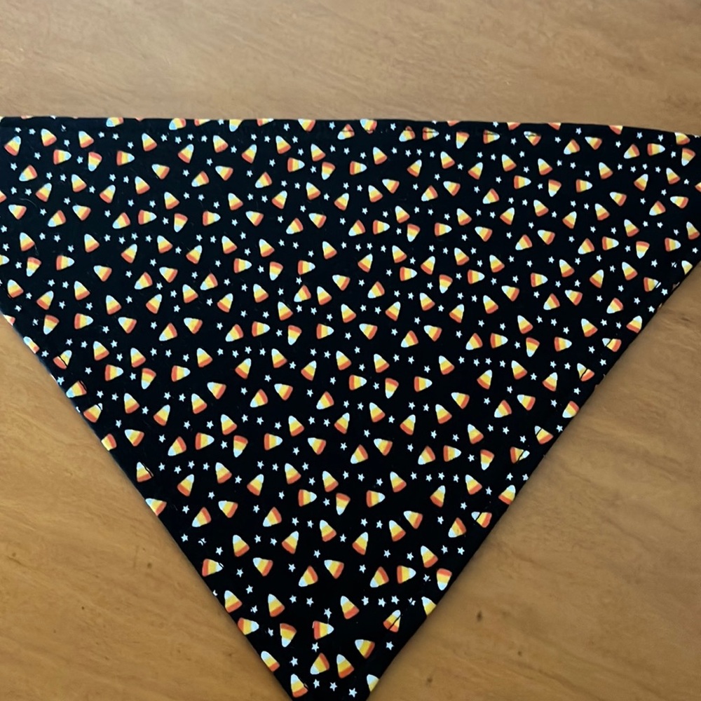 Halloween candy corn baby bandana bib